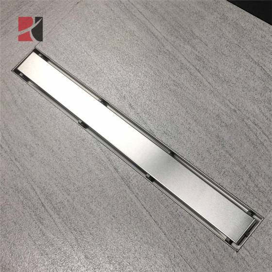 Hinwell High Quality Brushed Finish Shower Drainer 304 Long Linear Floor Drain Stainless Steel For Bathroom